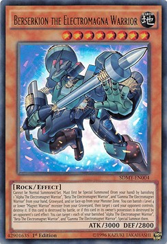 Berserkion, Elektromagnetkrieger SDMY-004 Ultra Rare Excellent Deutsch 1. Auflage