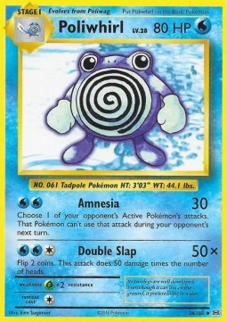 Poliwhirl EVO-24 Uncommon Excellent Englisch