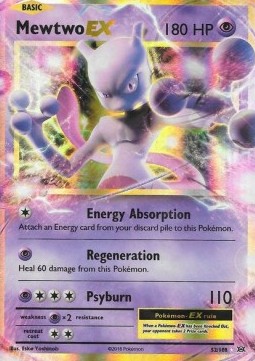 Mewtwo Excellent EVO-52 Near Mint Englisch