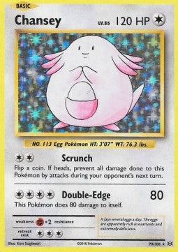 Chansey EVO-70 Holo Rare Played Englisch Reverse Holo