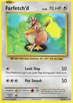 Farfetch'd EVO-68 Rare Excellent Englisch