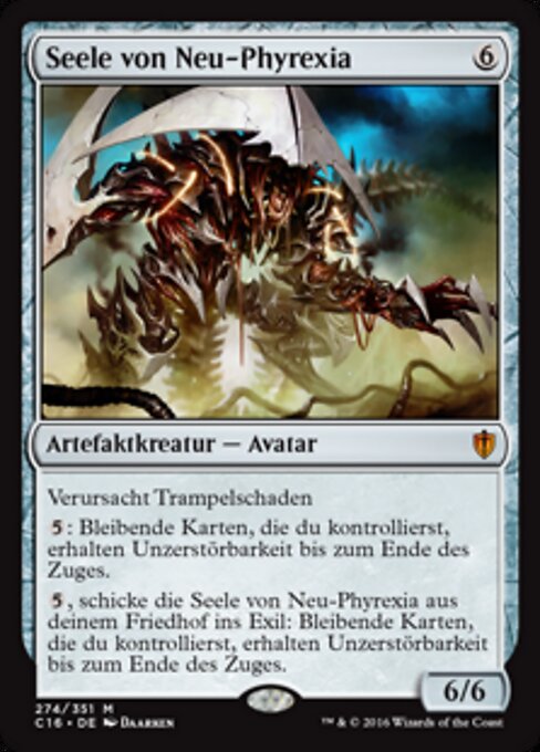Seele von Neu-Phyrexia C16-274 Mythic Excellent Deutsch