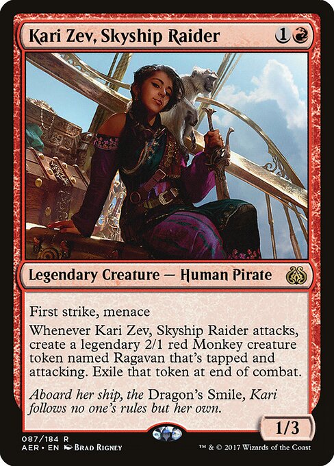 Kari Zev, Skyship Raider AER-87 Rare Good Englisch