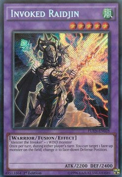 Invoked Raidjin FUEN-EN028 Secret Rare Light Played Englisch 1. Auflage