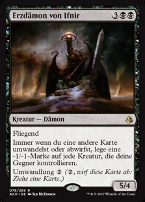 Erzdämon von Ifnir AKH-78 Rare Excellent Deutsch Foil