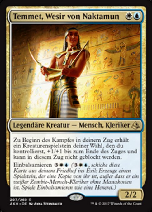 Temmet, Wesir von Naktamun AKH-207 Rare Excellent Deutsch