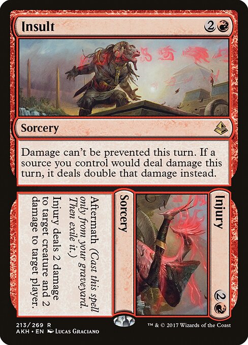 Insult // Injury AKH-213 Rare Excellent Englisch