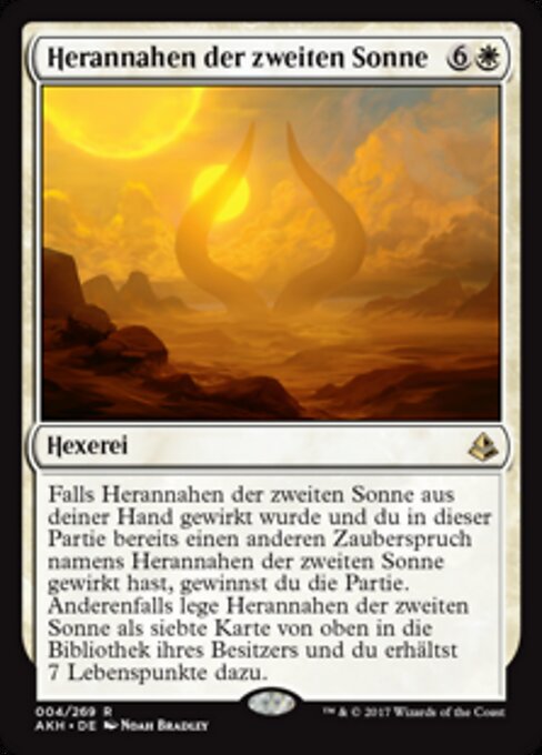Herannahen der zweiten Sonne AKH-4 Rare Excellent Deutsch