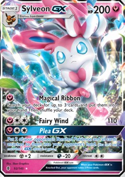 Sylveon GX GRI-92 Ultra Rare Good Italienisch