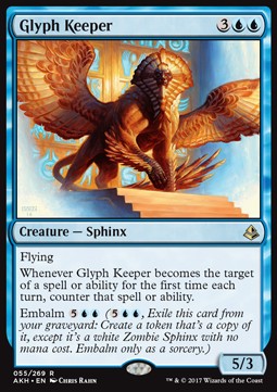 Bewahrer der Glyphen AKH-55 Rare Excellent Englisch Foil