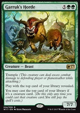 Garruks Horde W17-24 Rare Good Deutsch