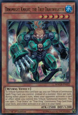 Dinomight Kämpfer, der wahre Drachokrieger MACR-022 Ultra Rare Good Deutsch 1. Auflage