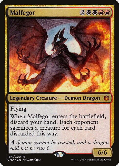 Malfegor CMA-184 Mythic Light Played Englisch
