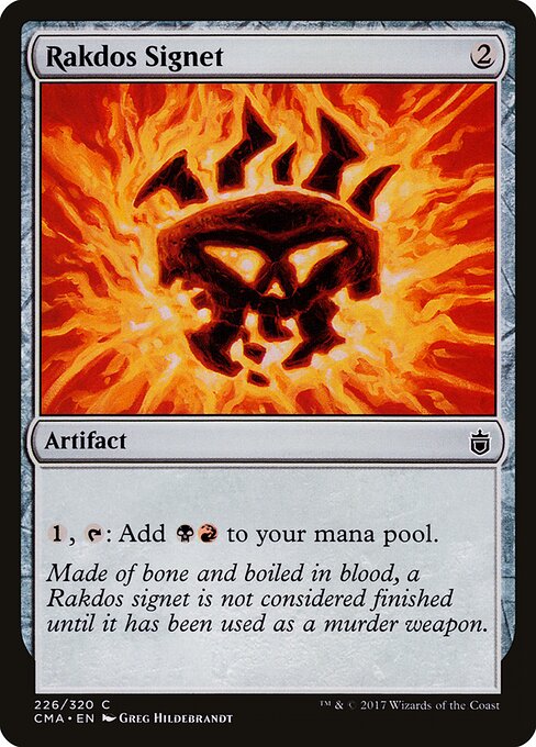 Rakdos Signet CMA-226 Common Near Mint Englisch
