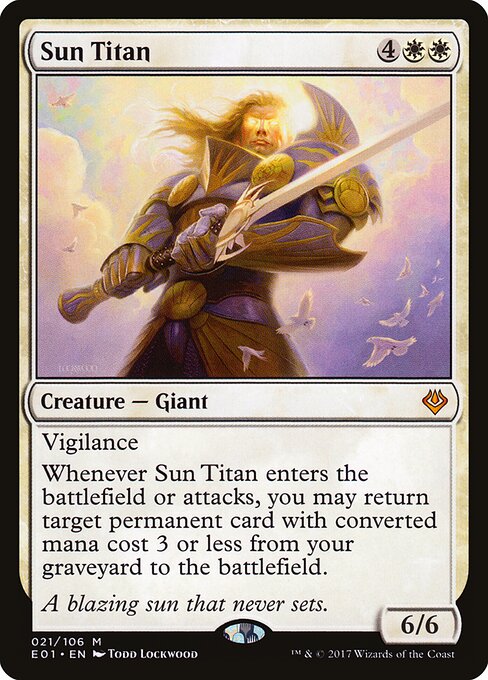 Sonnen-Titan E01-21 Mythic Excellent Englisch