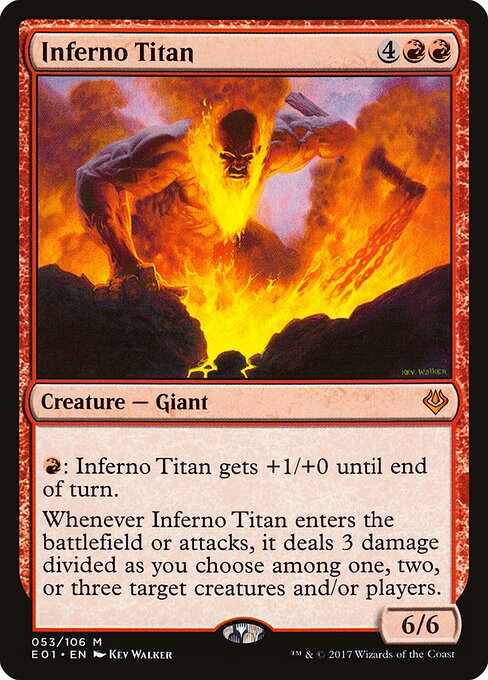 Inferno-Titan E01-53 Mythic Excellent Englisch