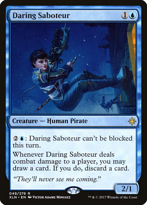 Daring Saboteur XLN-49 Rare Excellent Englisch