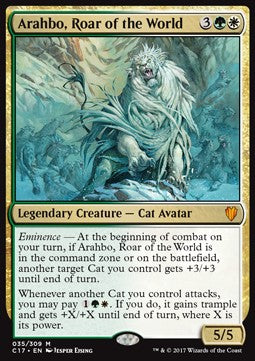 Arahbo, Gebrüll der Welten (V.1) C17-35 Mythic Good Englisch Foil