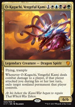 O-Kagachi, rachsüchtiger Kami C17-45 Mythic Good Englisch Foil
