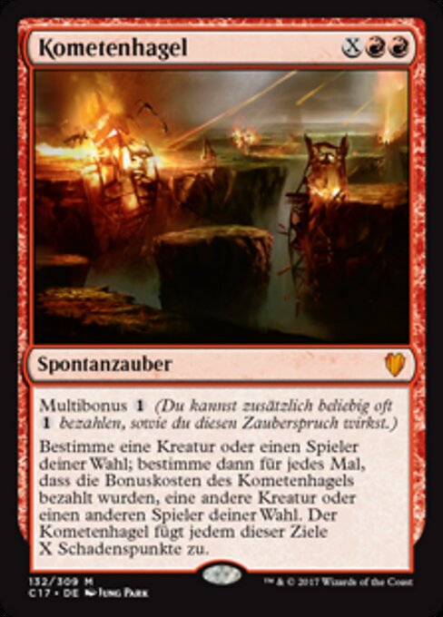 Kometenhagel C17-132 Mythic Excellent Deutsch