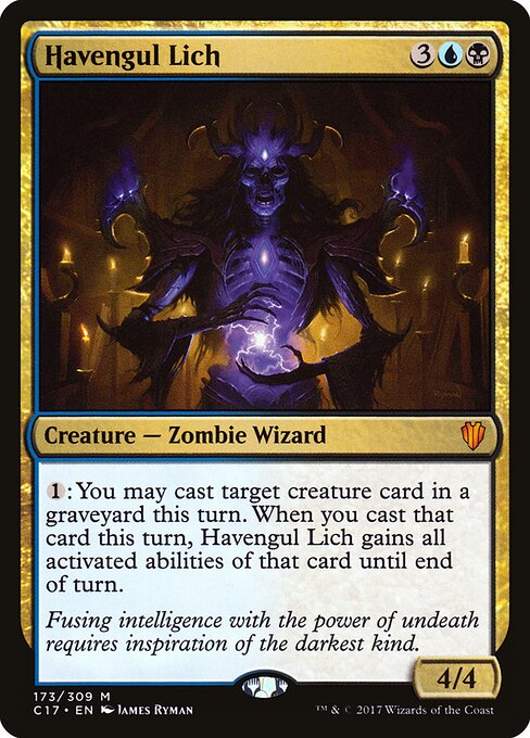 Lich aus Pfuhlhaven C17-173 Mythic Excellent Englisch