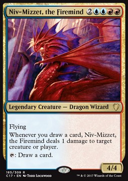 Niv-Mizzet, das Feuerhirn C17-185 Rare Excellent Englisch