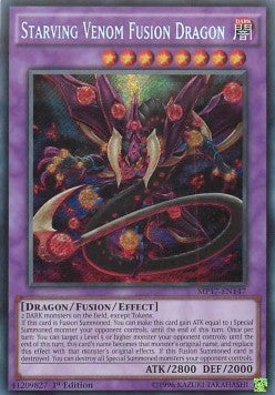 Starving Venom Fusion Dragon MP17-EN147 Secret Rare Near Mint Englisch 1. Auflage