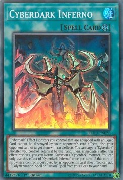 Cyberfinsternis Inferno LEDU-025 Super Rare Good Deutsch 1. Auflage