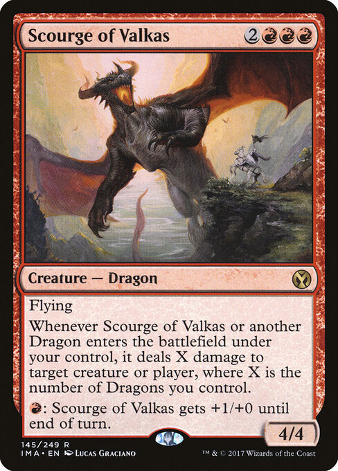 Scourge of Valkas IMA-145 Rare Excellent Englisch