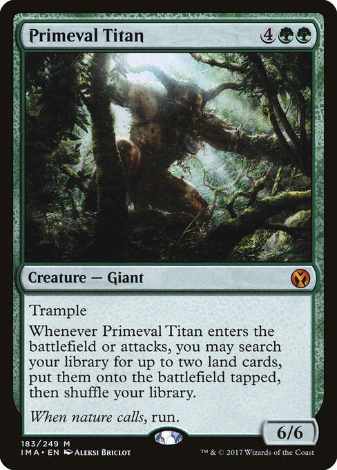 Primeval Titan IMA-183 Mythic Excellent Englisch Foil