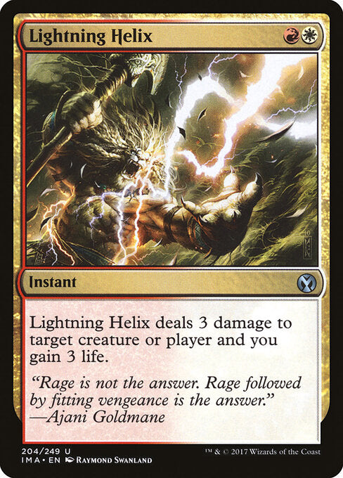 Lightning Helix IMA-204 Uncommon Near Mint Englisch