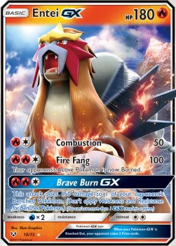 Entei GX SLG-10 Ultra Rare Excellent Deutsch