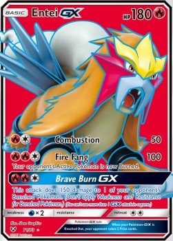 Entei GX SLG-71 Ultra Rare Near Mint Deutsch
