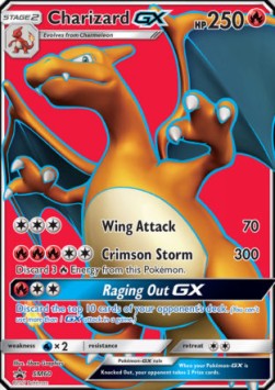 Glurak GX SM-60 Promo Poor Deutsch