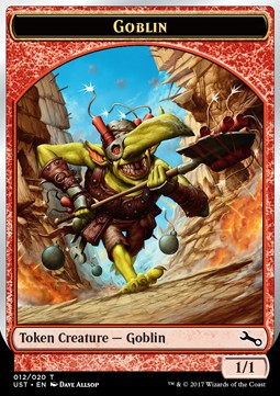 Goblin Token (Red 1/1) UST-T12 Token Excellent Englisch Foil