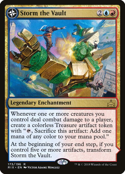 Storm the Vault // Vault of Catlacan RIX-173 Rare Good Englisch