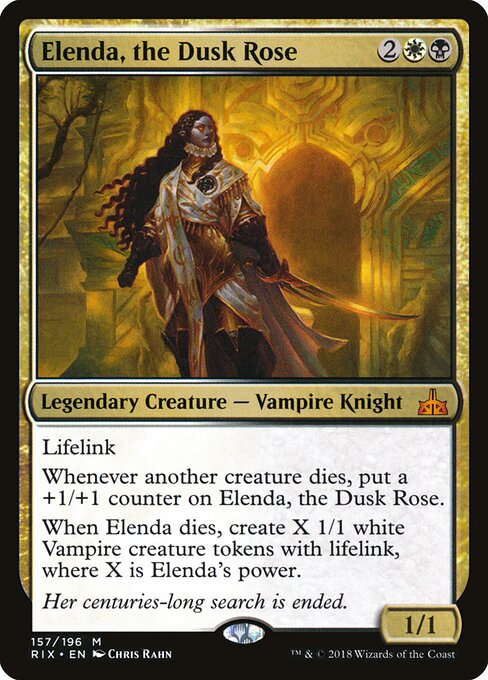 Elenda, the Dusk Rose RIX-157 Mythic Good Englisch