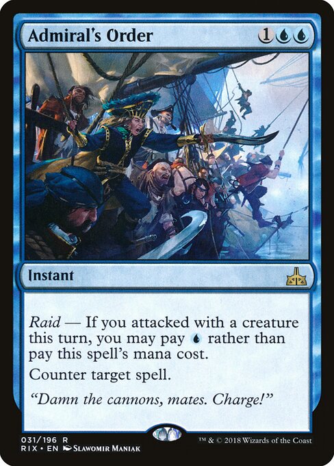 Admiral's Order RIX-31 Rare Excellent Englisch