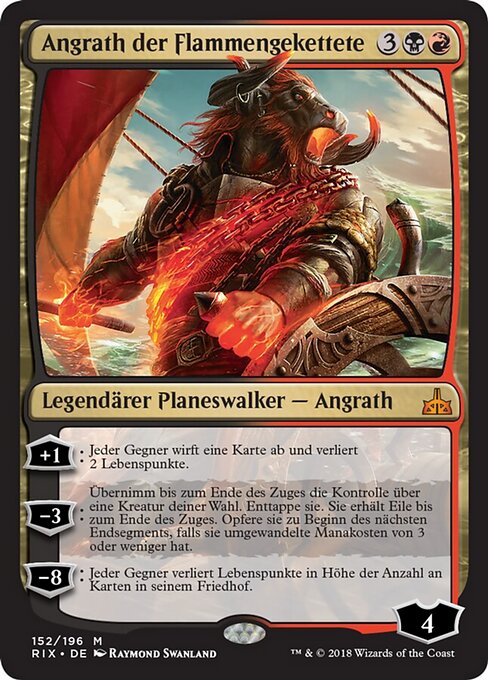 Angrath der Flammengekettete RIX-152 Mythic Excellent Deutsch