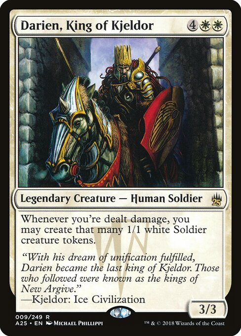 Darien, König von Kjeldor A25-9 Rare Good Englisch