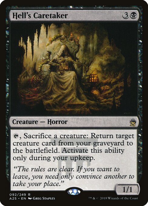 Hell's Caretaker A25-92 Rare Good Englisch