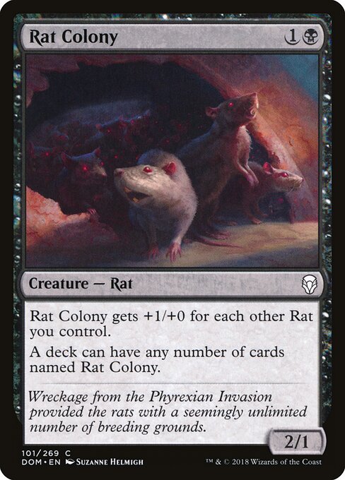 Rat Colony DOM-101 Common Excellent Englisch