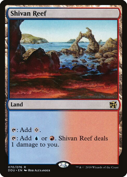 Shivan Reef DDU-70 Rare Excellent Englisch