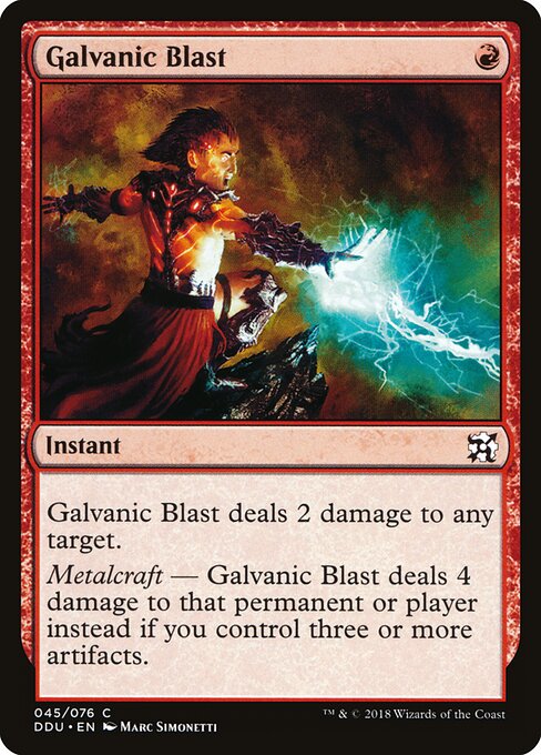 Galvanic Blast DDU-45 Common Excellent Englisch
