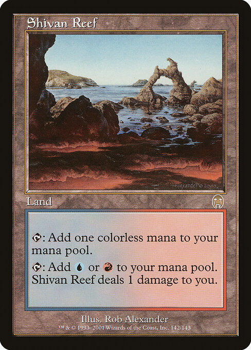 Shivan Reef APC-142 Rare Excellent Englisch