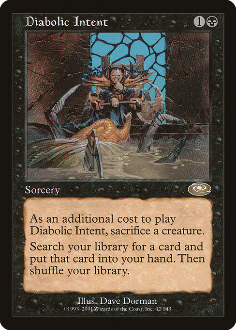 Diabolic Intent PLS-42 Rare Excellent Englisch