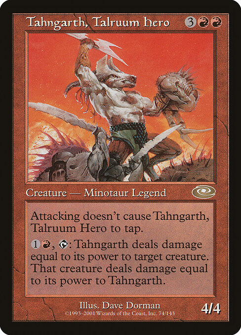 Tahngarth, Talruum Hero PLS-74 Rare Good Englisch