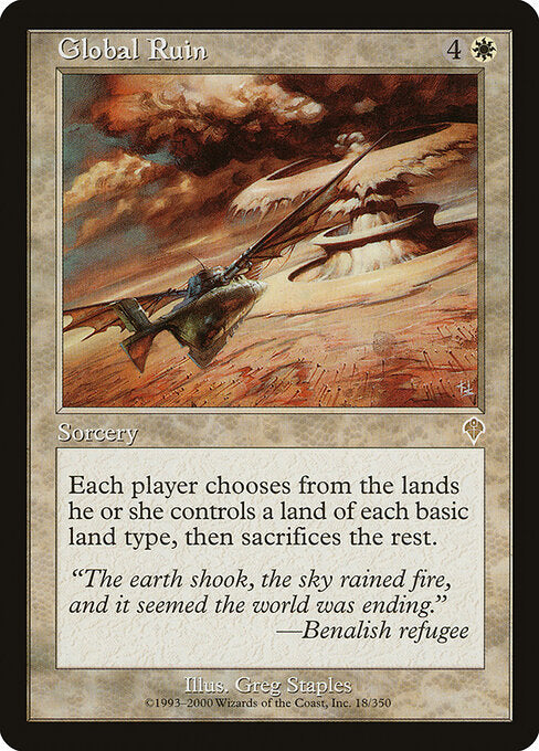 Global Ruin INV-18 Rare Excellent Englisch