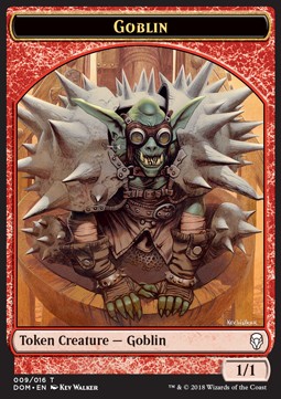 Goblin Token (Red 1/1) DOM-T09 Token Excellent Deutsch Foil
