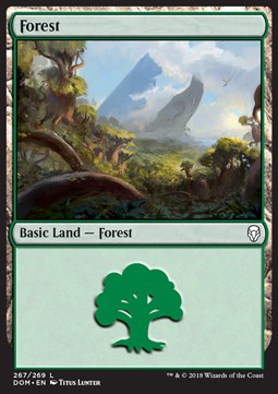 Wald (V.2) DOM-267 Land Excellent Englisch Foil